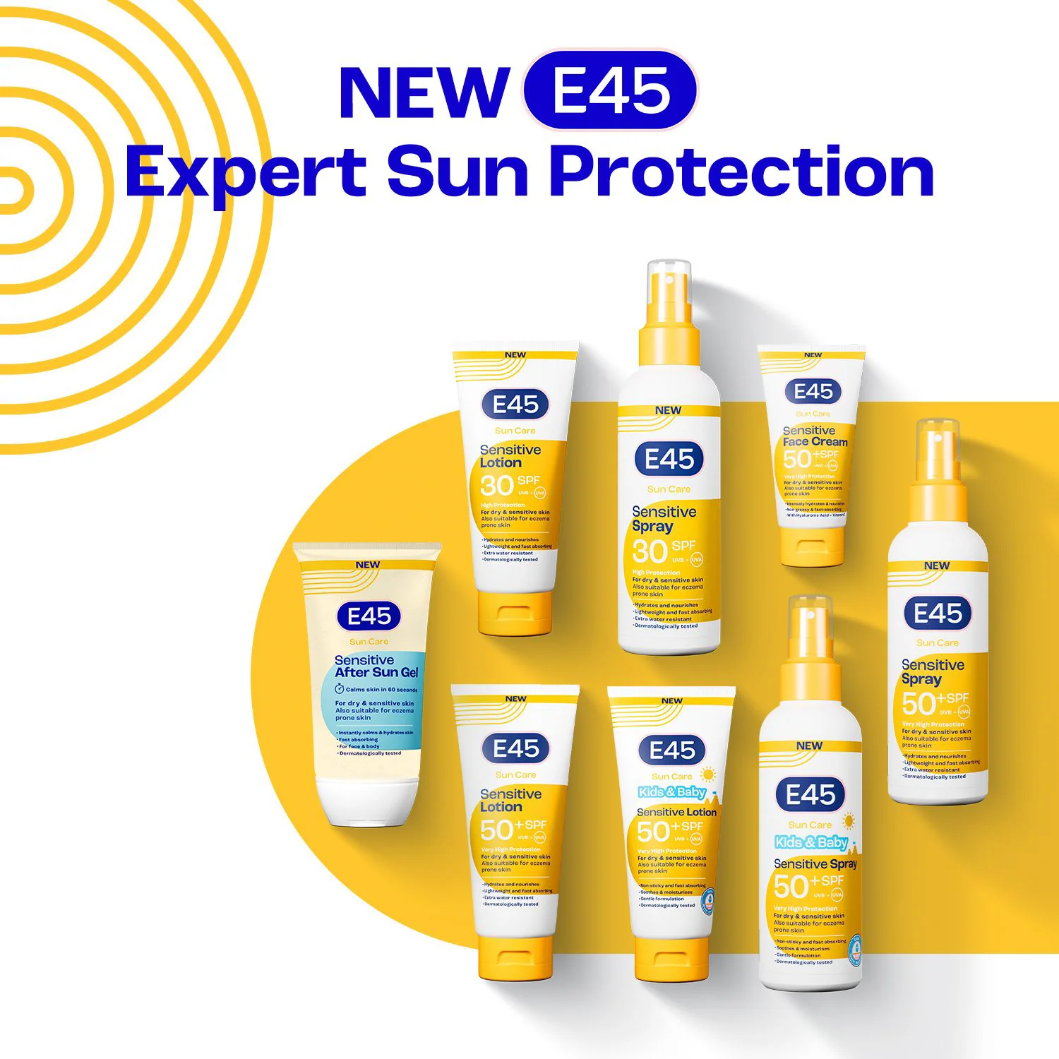 E45 Sun Care SPF30 Sensitive Lotion 180ml - Image 6