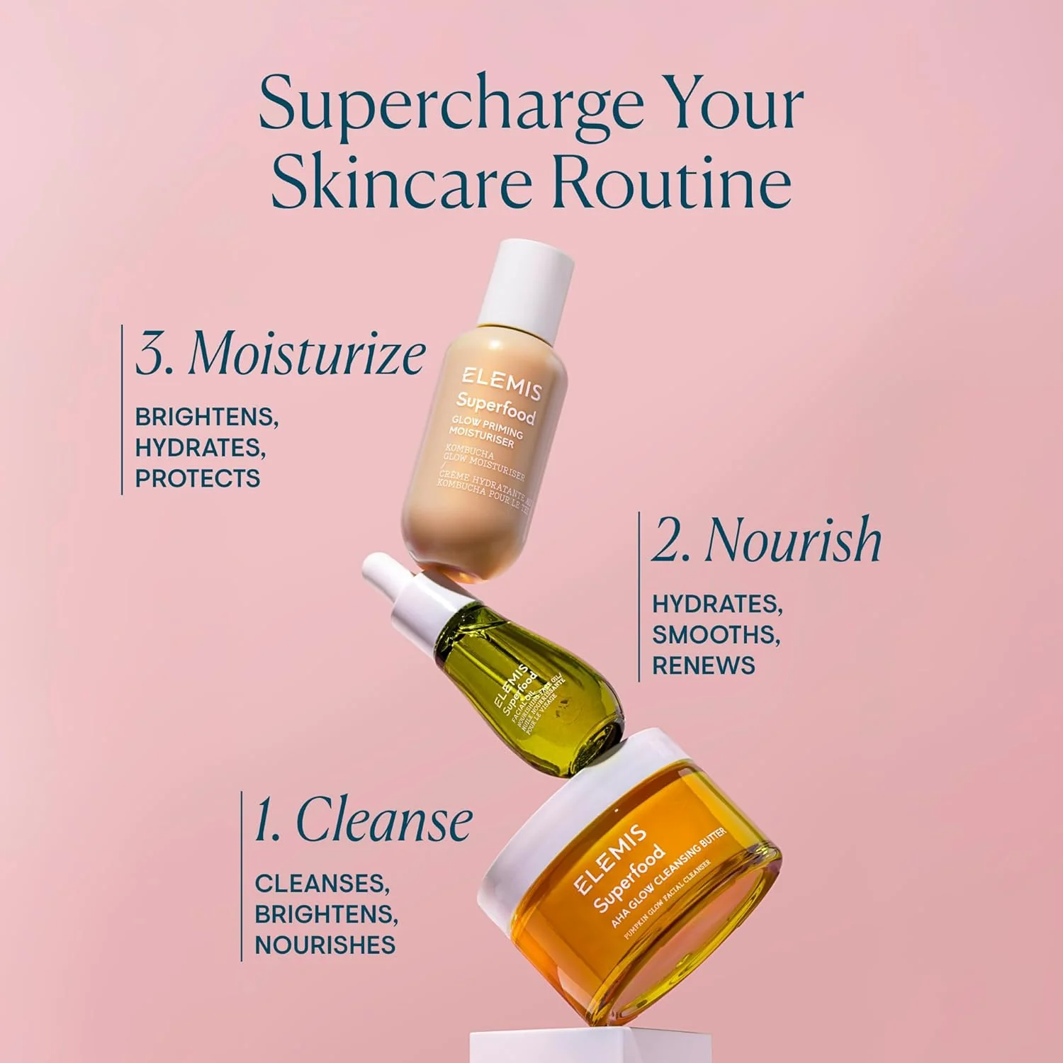 Elemis Superfood AHA Glow Cleansing Butter 90ml - Image 7
