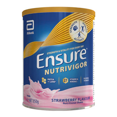 Ensure NutriVigor Shake Strawberry Flavour 850g