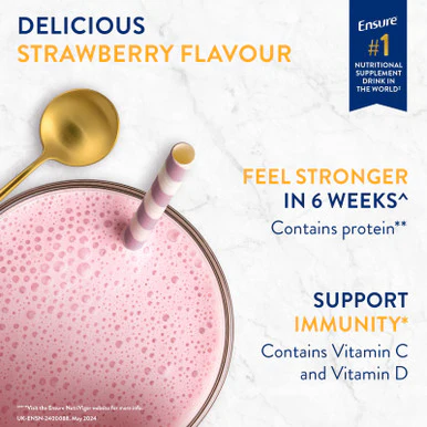 Ensure NutriVigor Shake Strawberry Flavour 850g - Image 3