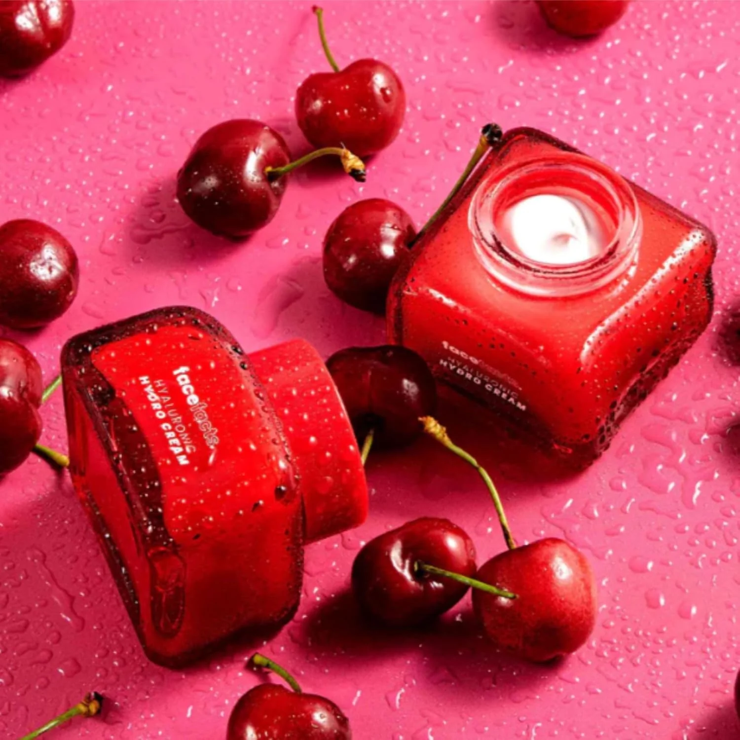 Face Facts Cherry Bliss - Hyaluronic Hydro Cream 45ml - Image 3
