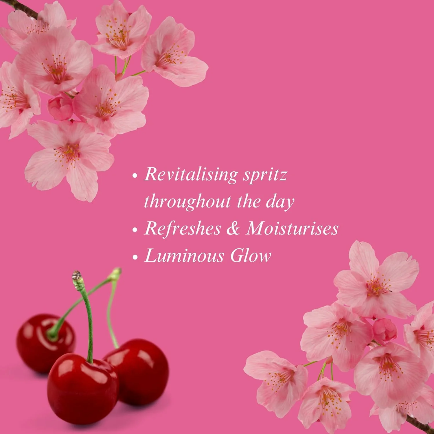 Face Facts Cherry Bliss - Radiance Glow Mist 80ml - Image 5