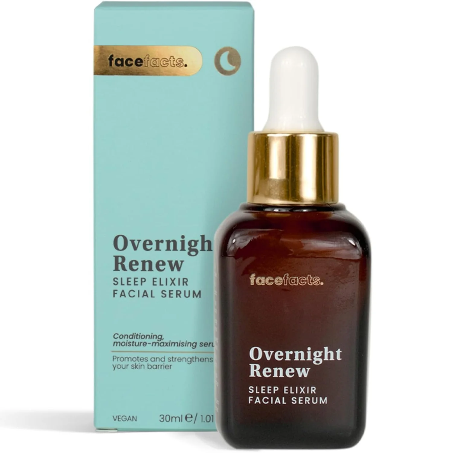 Face Facts Overnight Renew - Sleep Elixir Facial Serum 30ml - Image 2