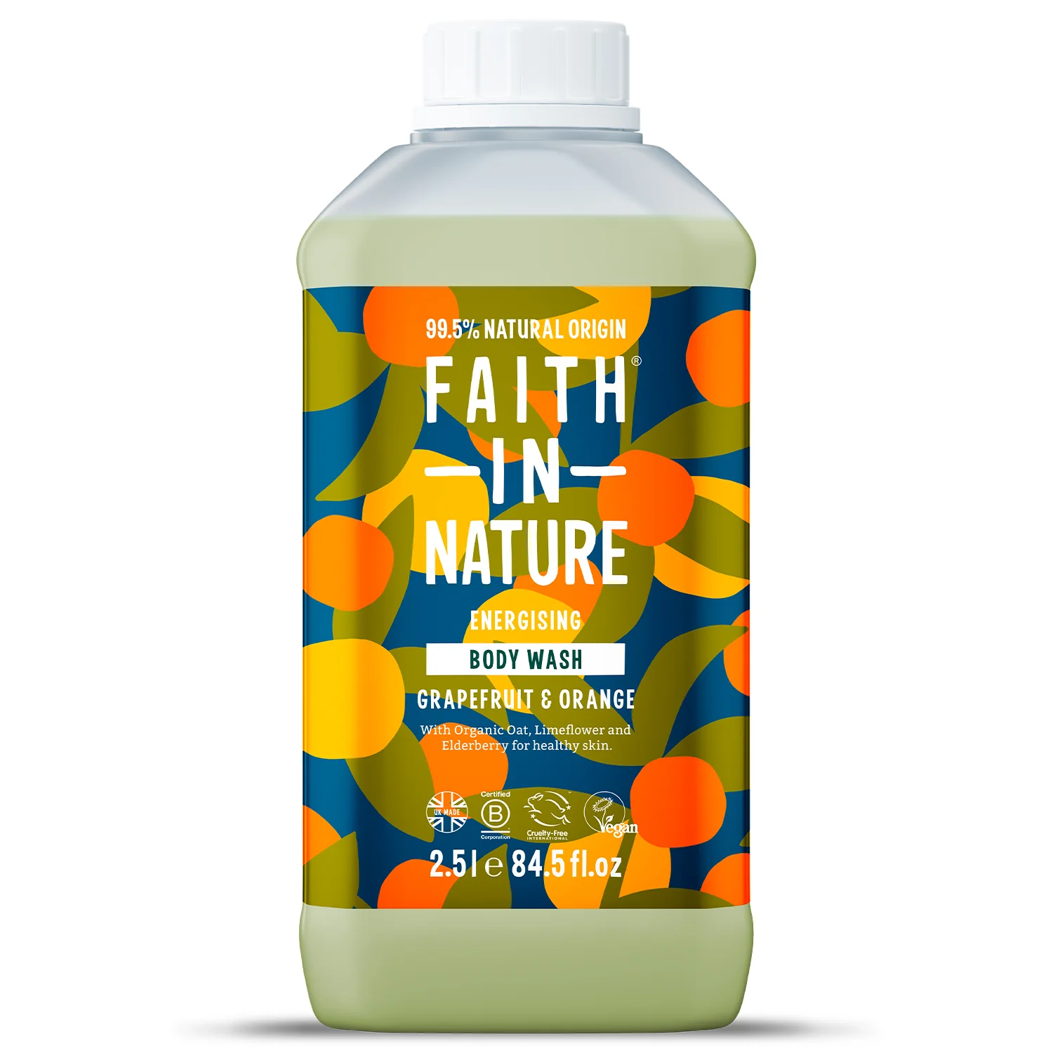 Faith In Nature Body Wash Grapefruit & Orange 2.5L