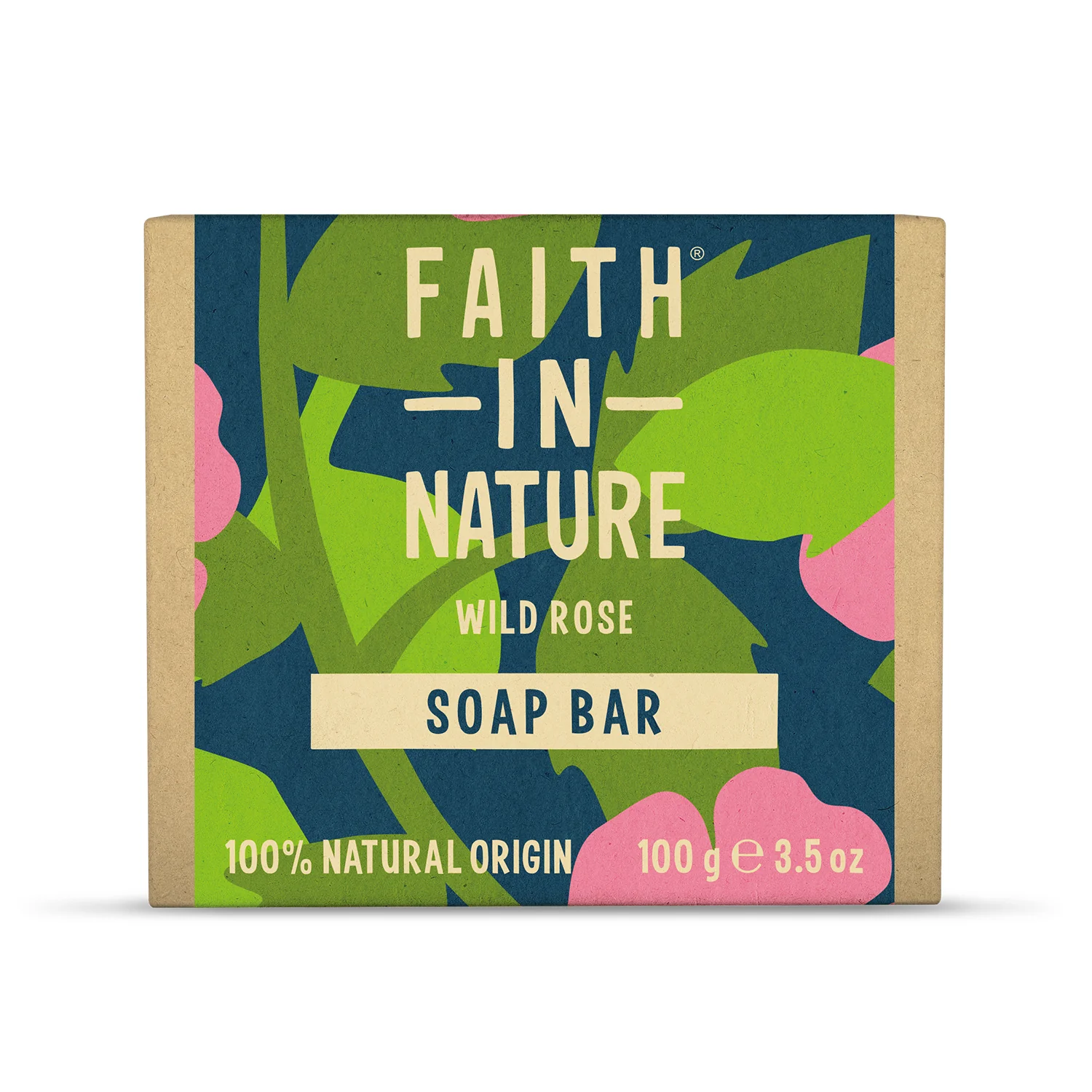 Faith In Nature Soap Wild Rose 100g