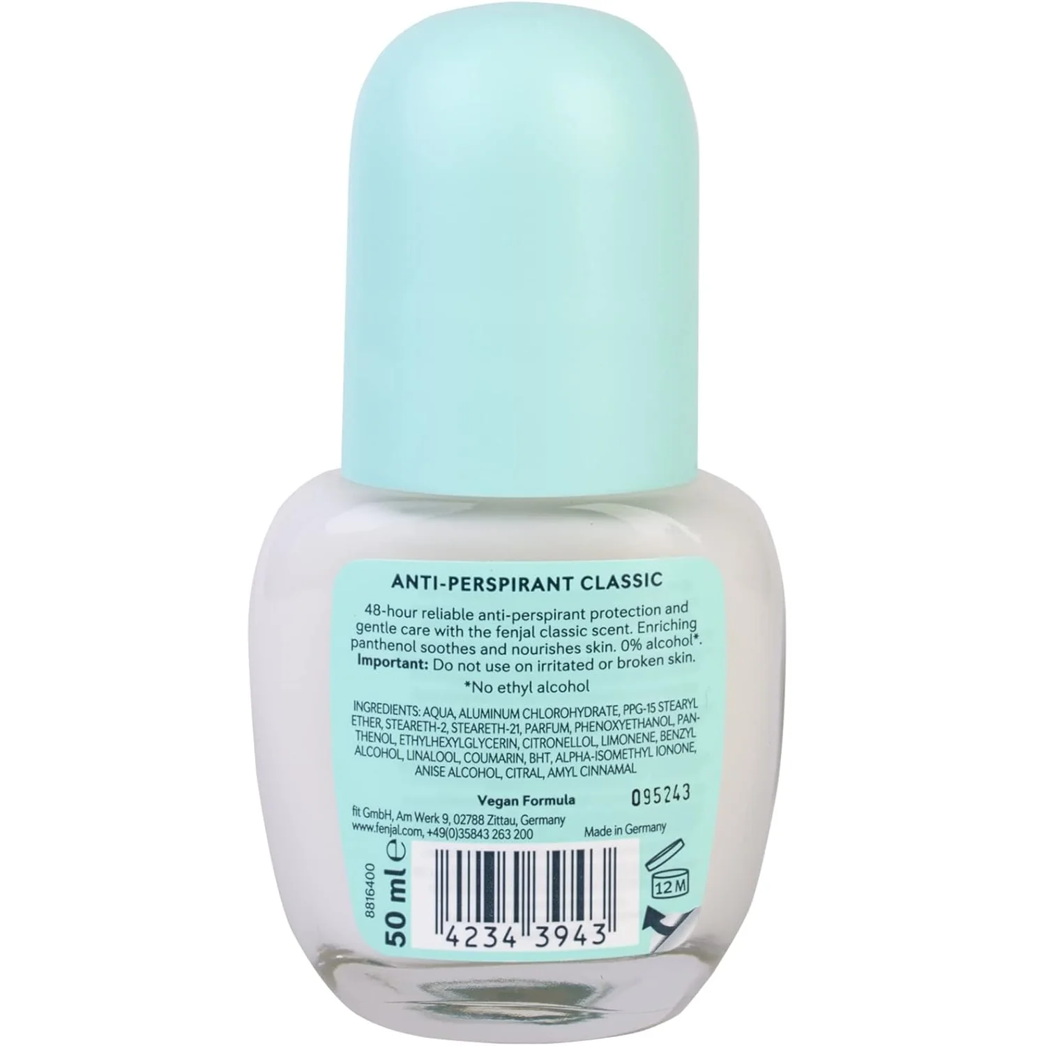 Fenjal Classic Anti-Perspirant Roll-On 50ml - Image 2