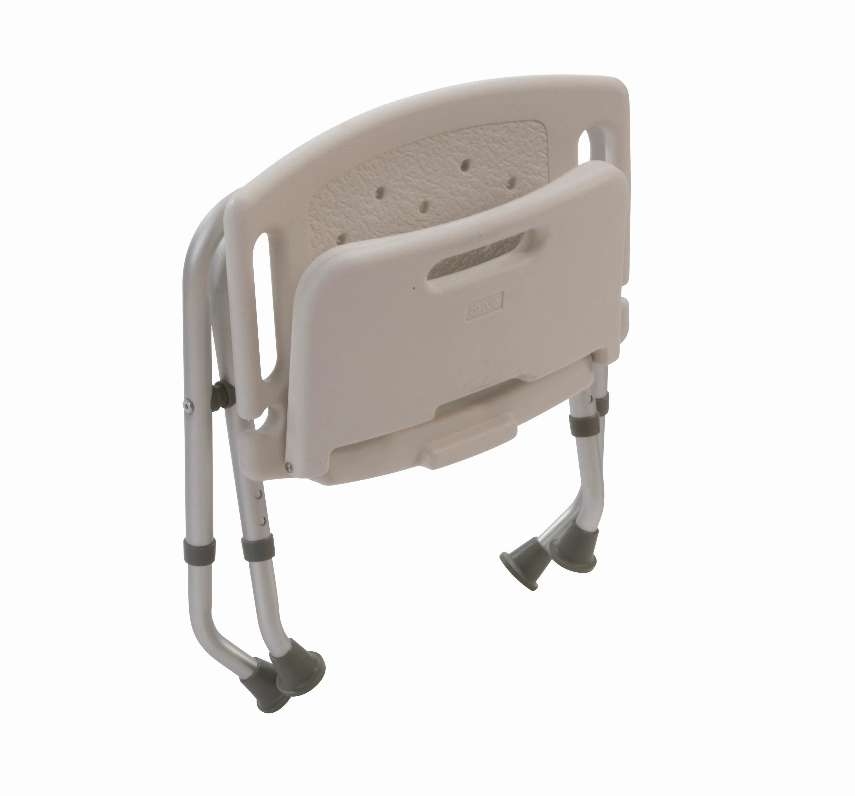 Folding Bath Bench With Backrest White - Image 2