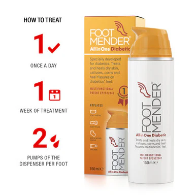 Footmender All in One Diabetic 150ml - Image 4