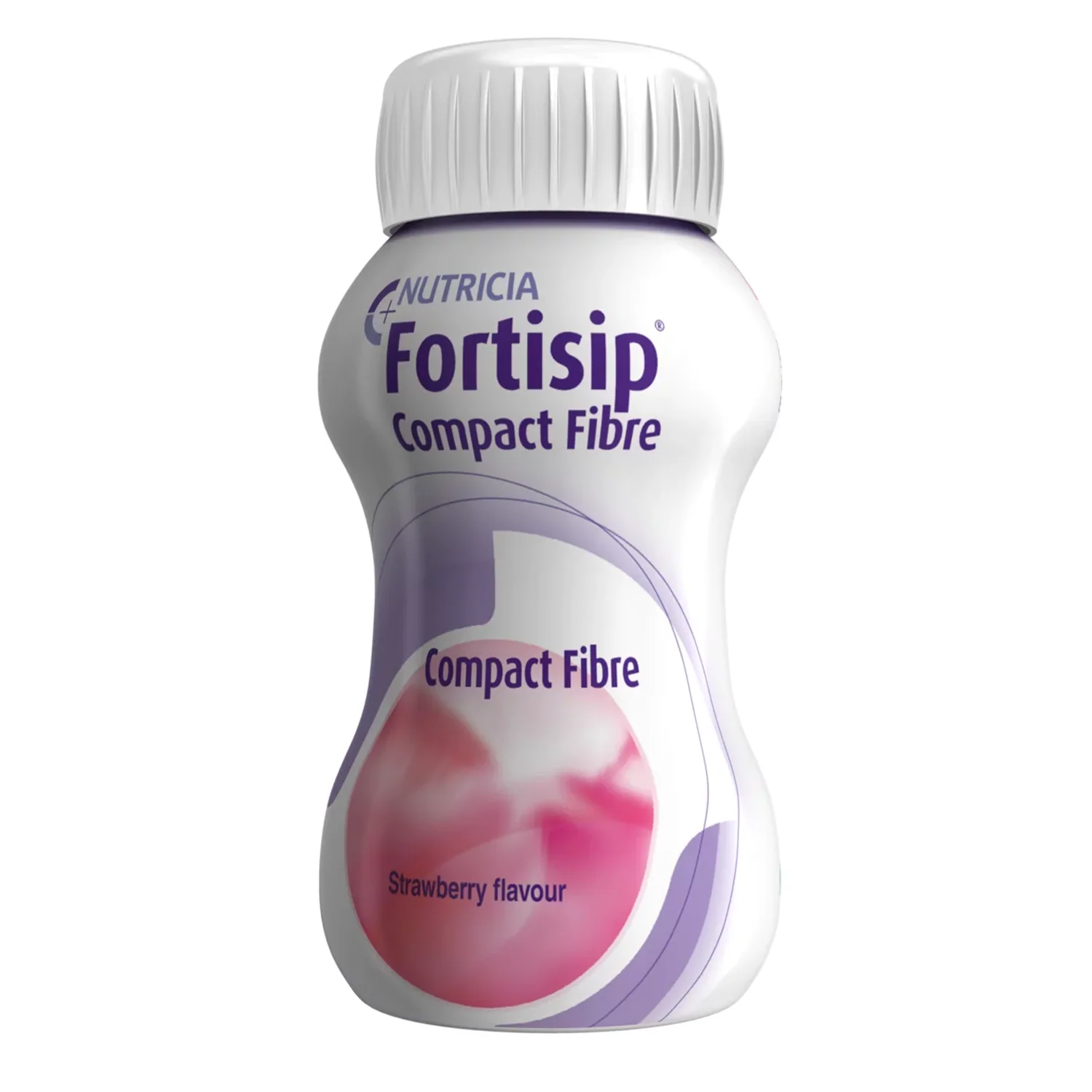 Fortisip Compact Fibre Liquid Strawberry 125ml x4 - Image 2