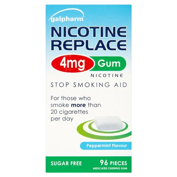 Galpharm Nicotine Replace 4mg Gum 96