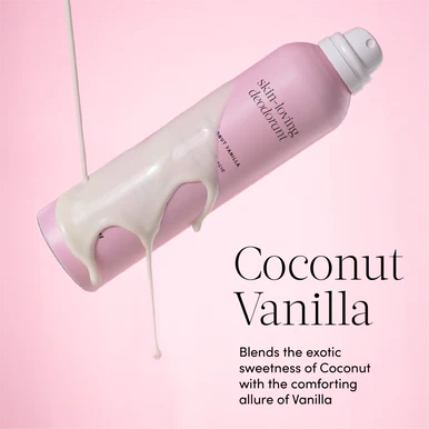 Gem Skin-Loving Deodorant Coconut Vanilla 200ml - Image 2