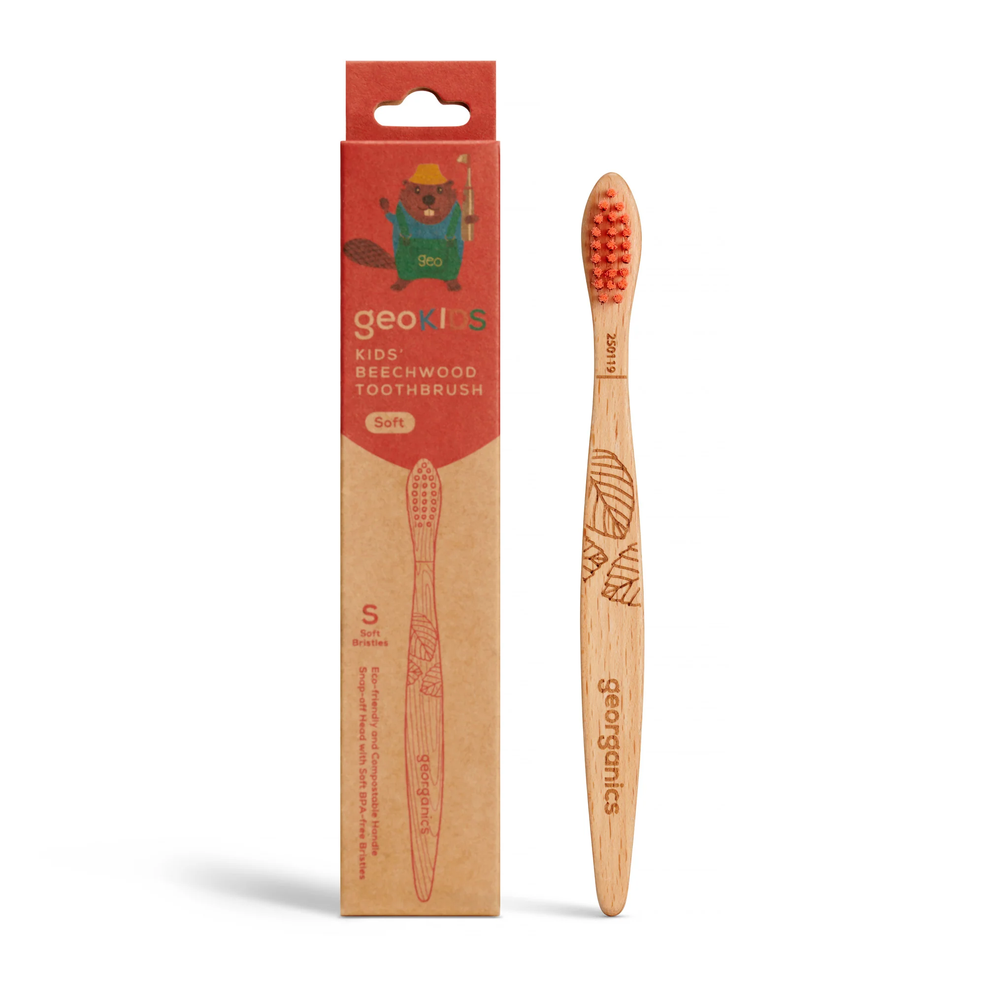 Georganics Beechwood Toothbrush Kids