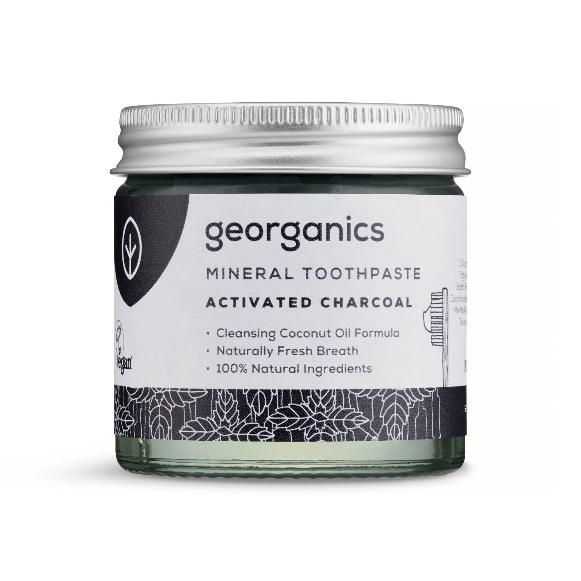 Georganics Mineral Activated Charcoal Toothpaste 60ml