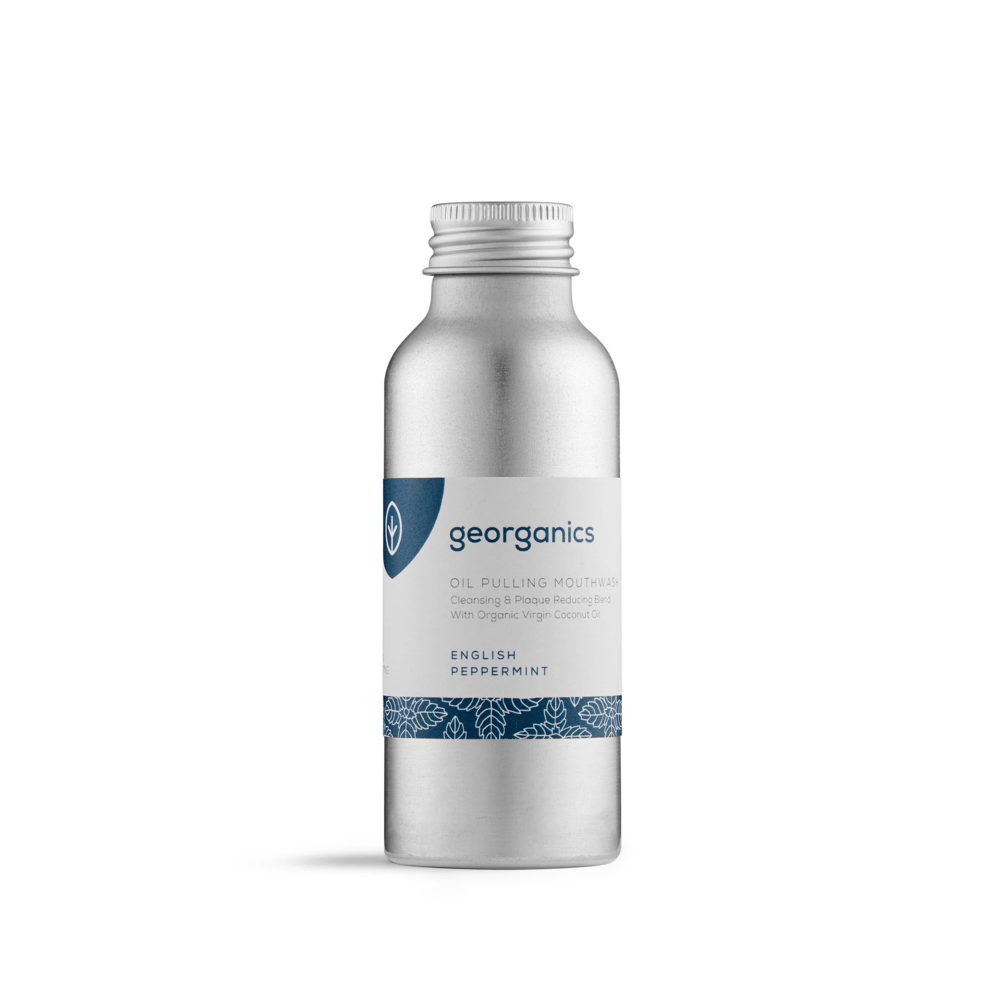 Georganics Oil Pulling Mouthwash Peppermint 100ml