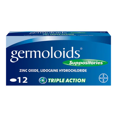 Germoloids Suppositories 12 Pack