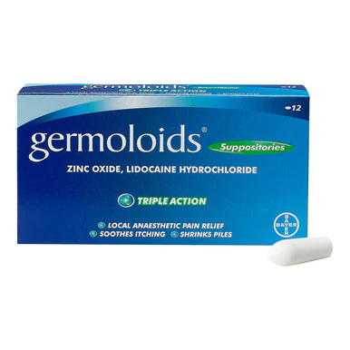 Germoloids Suppositories 12 Pack - Image 2