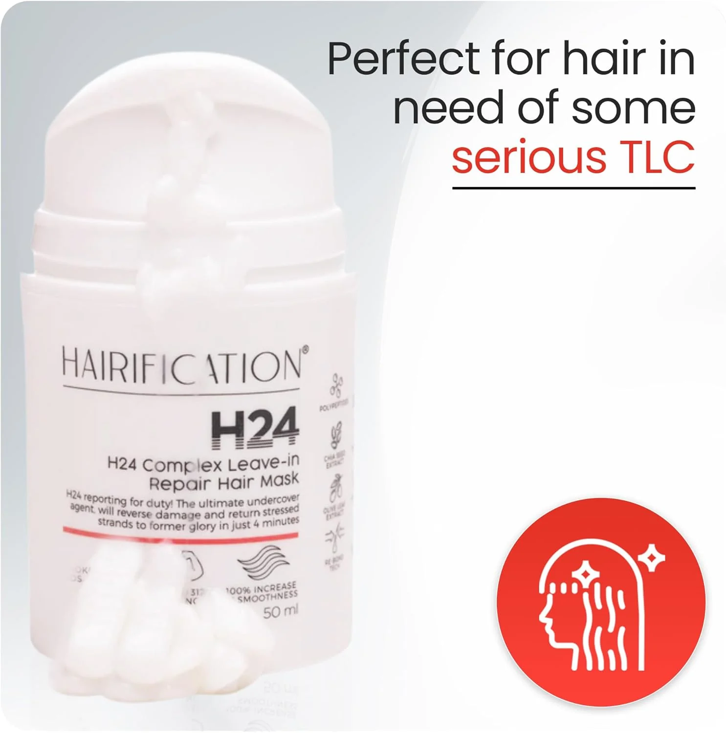 Hairification H24 Complex Leave-In Repair Mask 50ml - Image 3