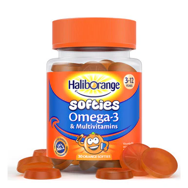 Haliborange Omega-3 & Multivitamin Orange Flavour 30 Softies - Image 2