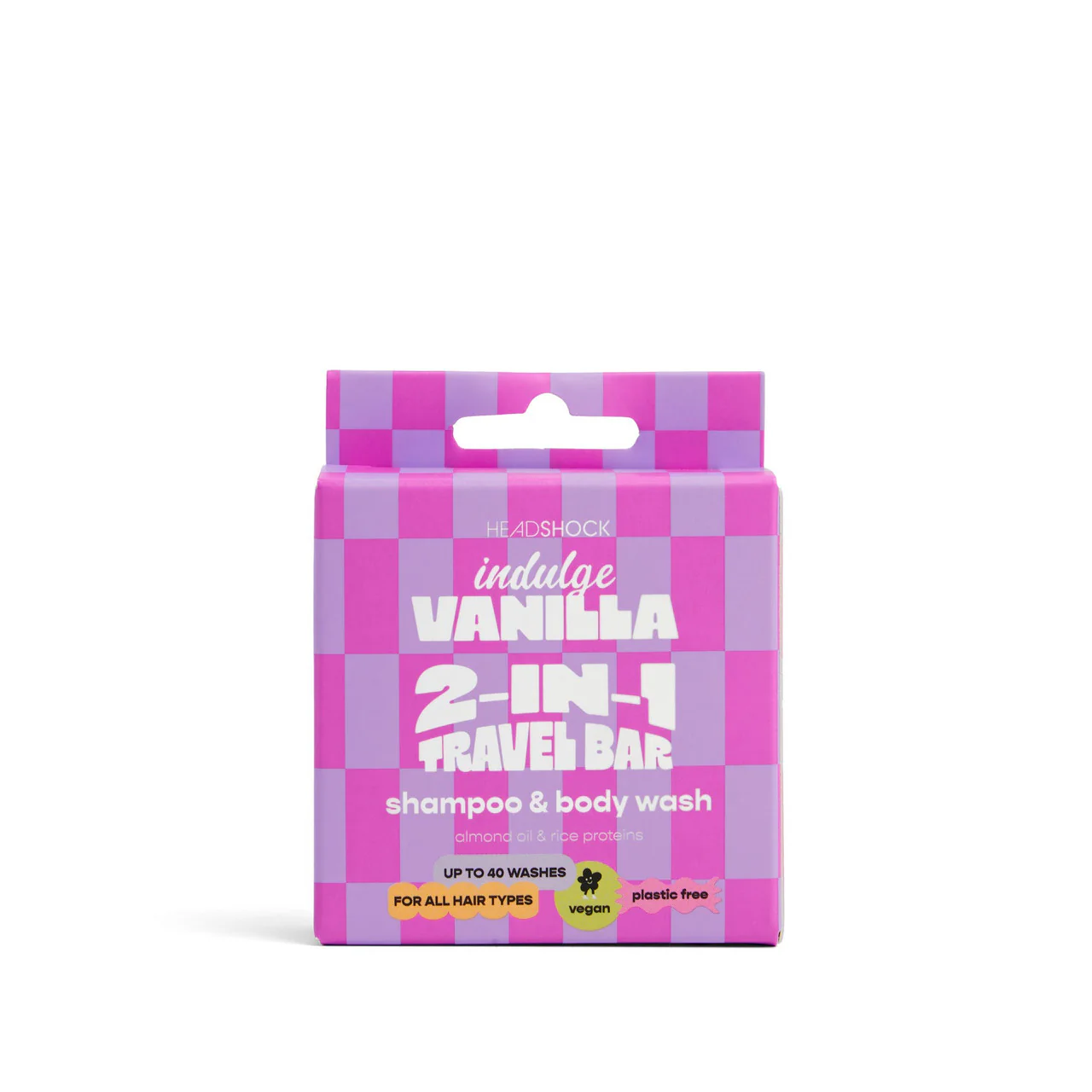 Headshock 2in1 Travel Bar Vanilla 60g