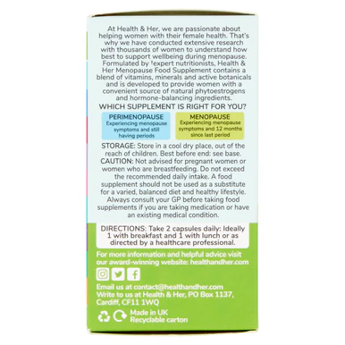Health & Her Menopause Multi Nutrient Support 60 Capsules - Image 4