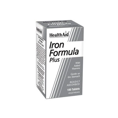 HealthAid Iron Formula Plus 100 Tablets