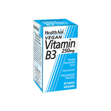 HealthAid Vitamin B3 250mg 90 Tablets