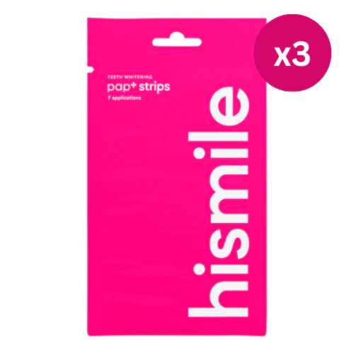 Hismile PAP+ Teeth Whitening Strips (7pk) x3