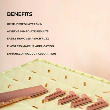 Hollywood Smoother, Sonic Dermaplaner- Rose Gold - Image 6