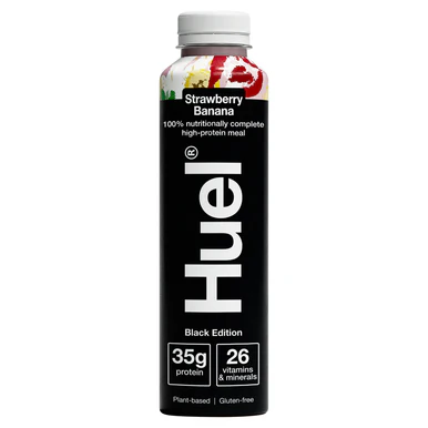 Huel Black Edition Strawberry & Banana 500ml x 8 - Image 2