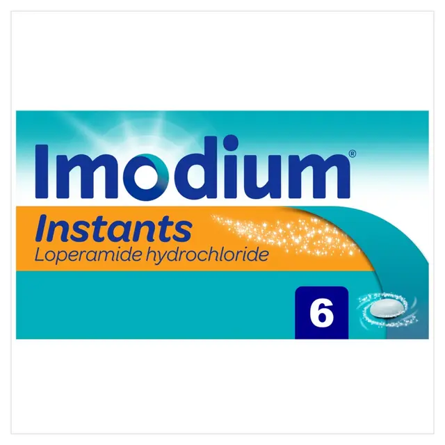 Imodium Instants Loperamide 2mg 6 Tablets