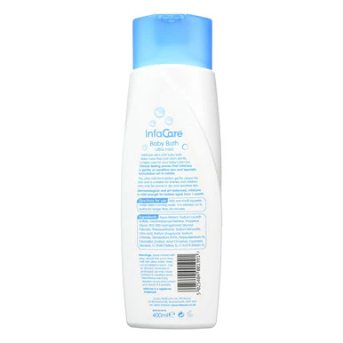 Infacare Baby Bath Ultra Mild 400ml - Image 2