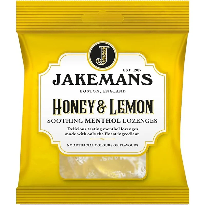 Jakemans Lozenges Honey & Lemon 73g