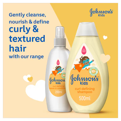 Johnson's Kids Curl Defining Leave-In Conditioner Spray 200ml - Image 7