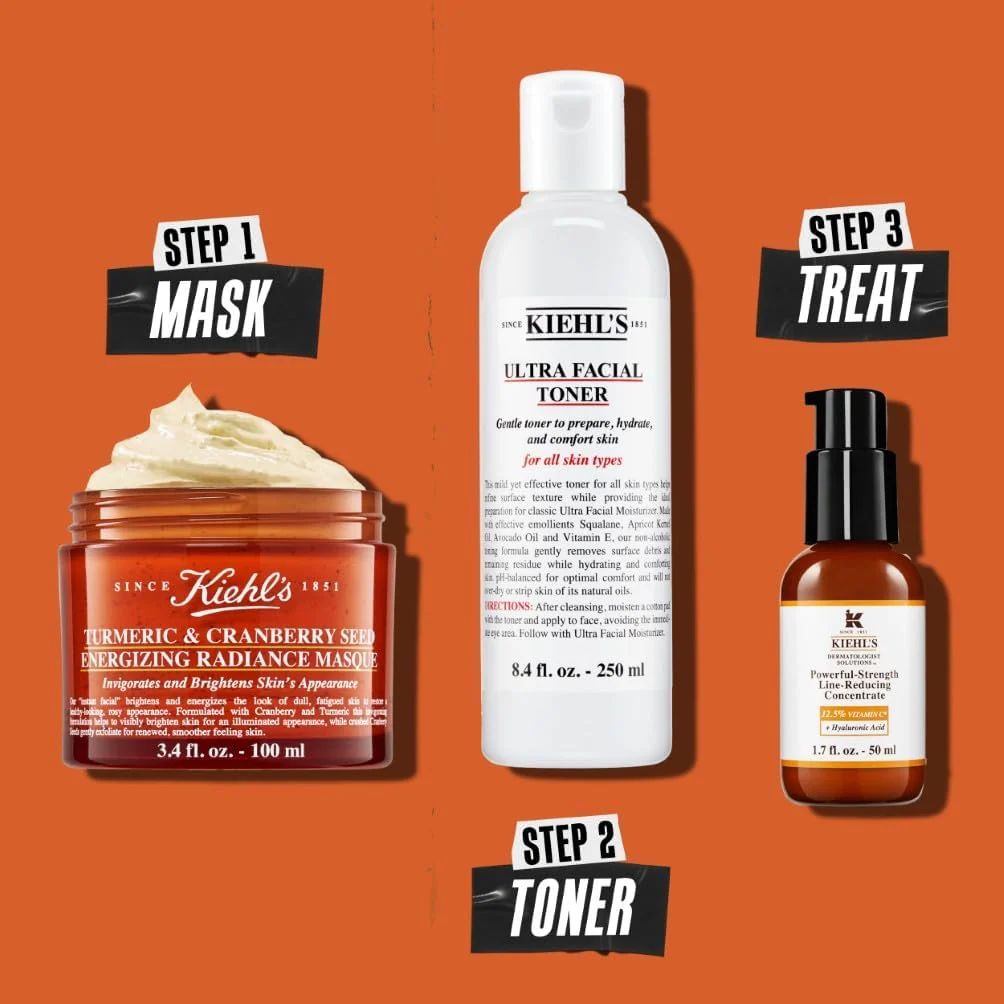 Kiehl's Turmeric & Cranberry Seed Mask 28ml - Image 3