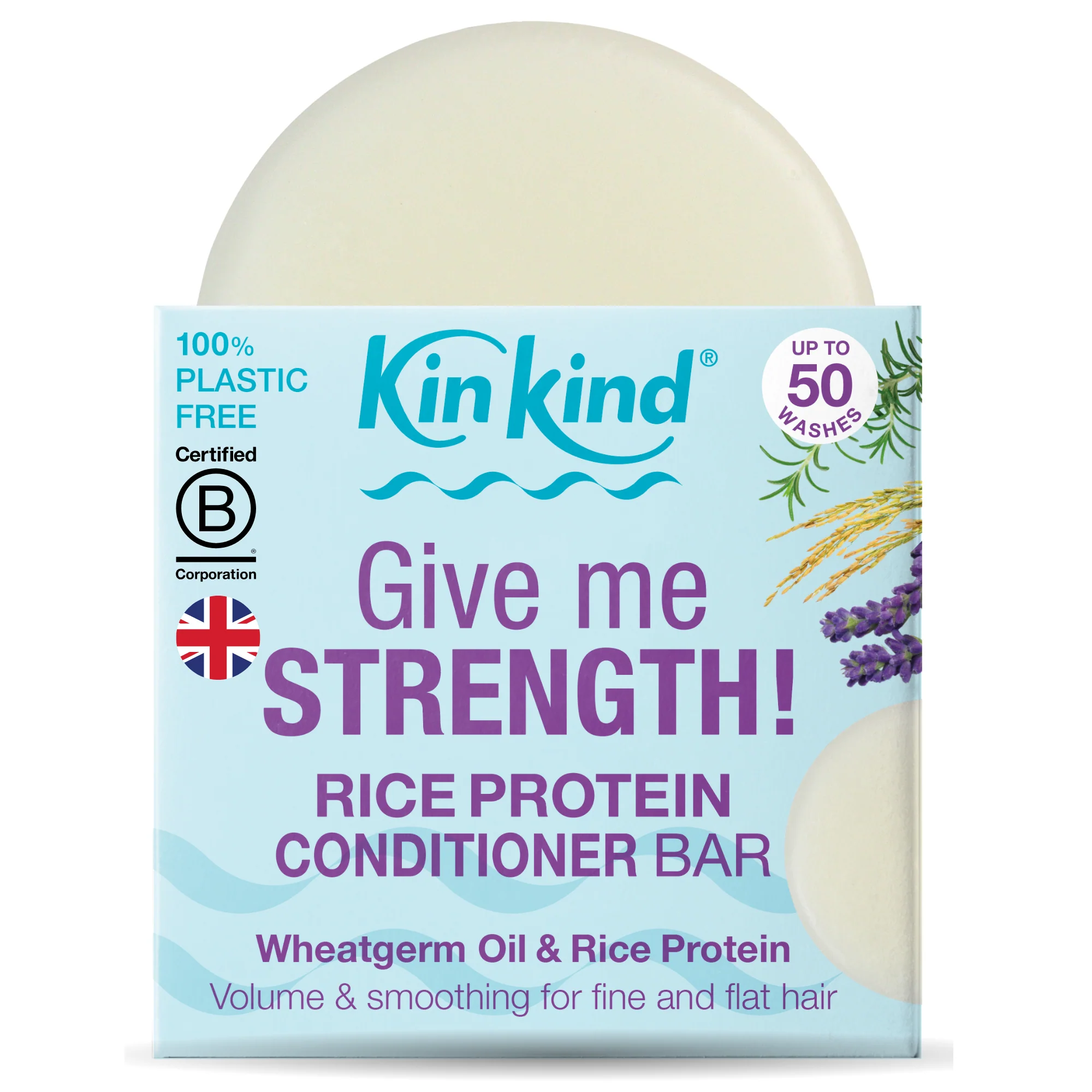 KinKind Give me STRENGTH! Conditioner Bar Rice Protein 40g