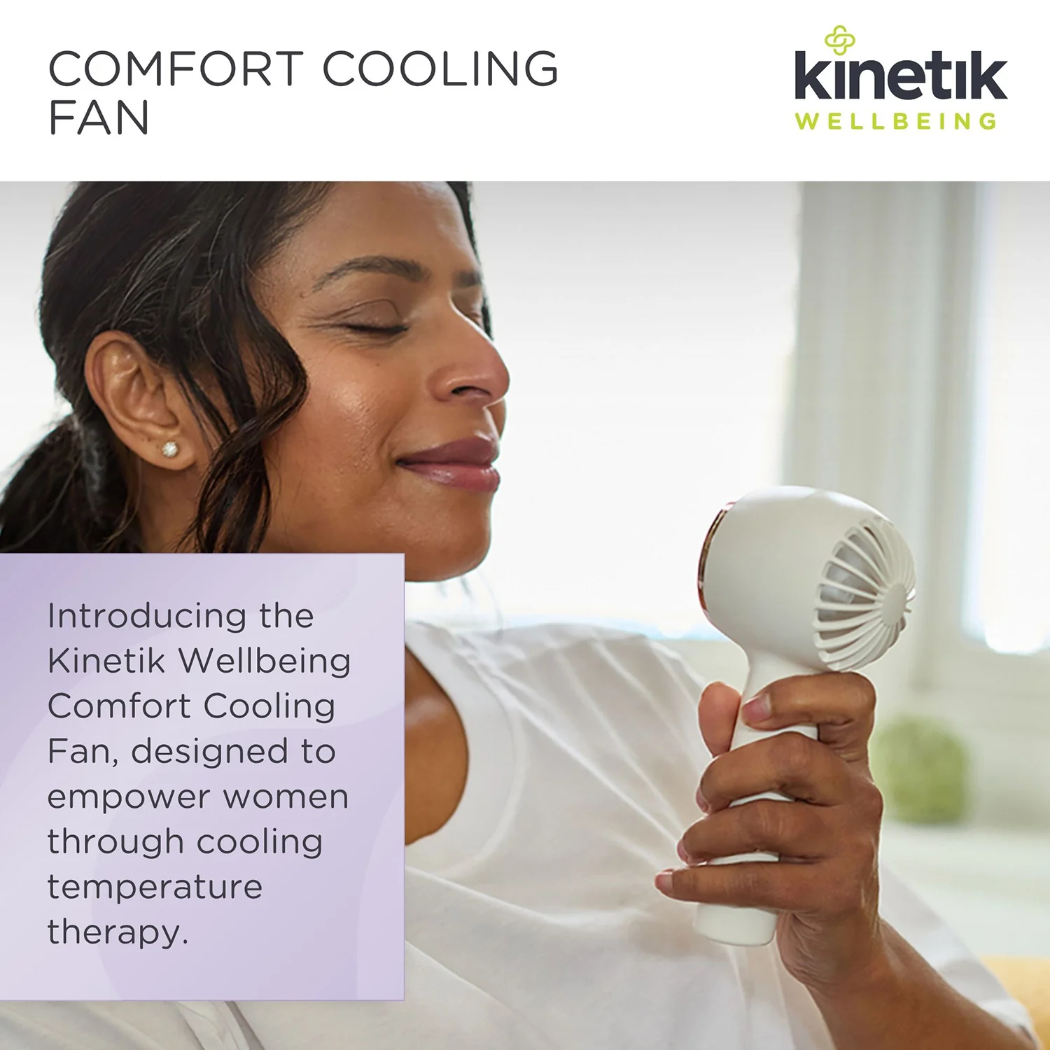 Kinetik Wellbeing Comfort Cooling Fan - Image 4