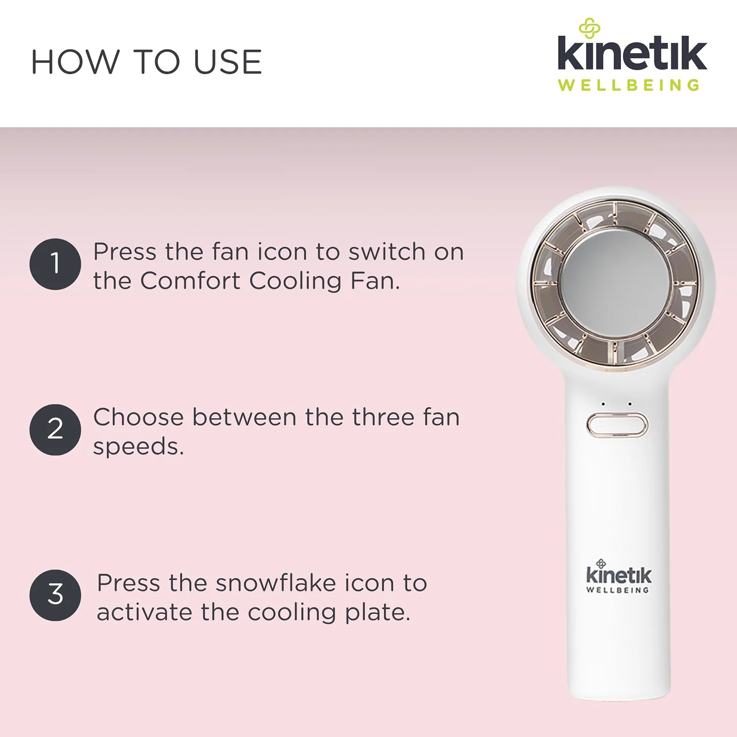 Kinetik Wellbeing Comfort Cooling Fan - Image 5