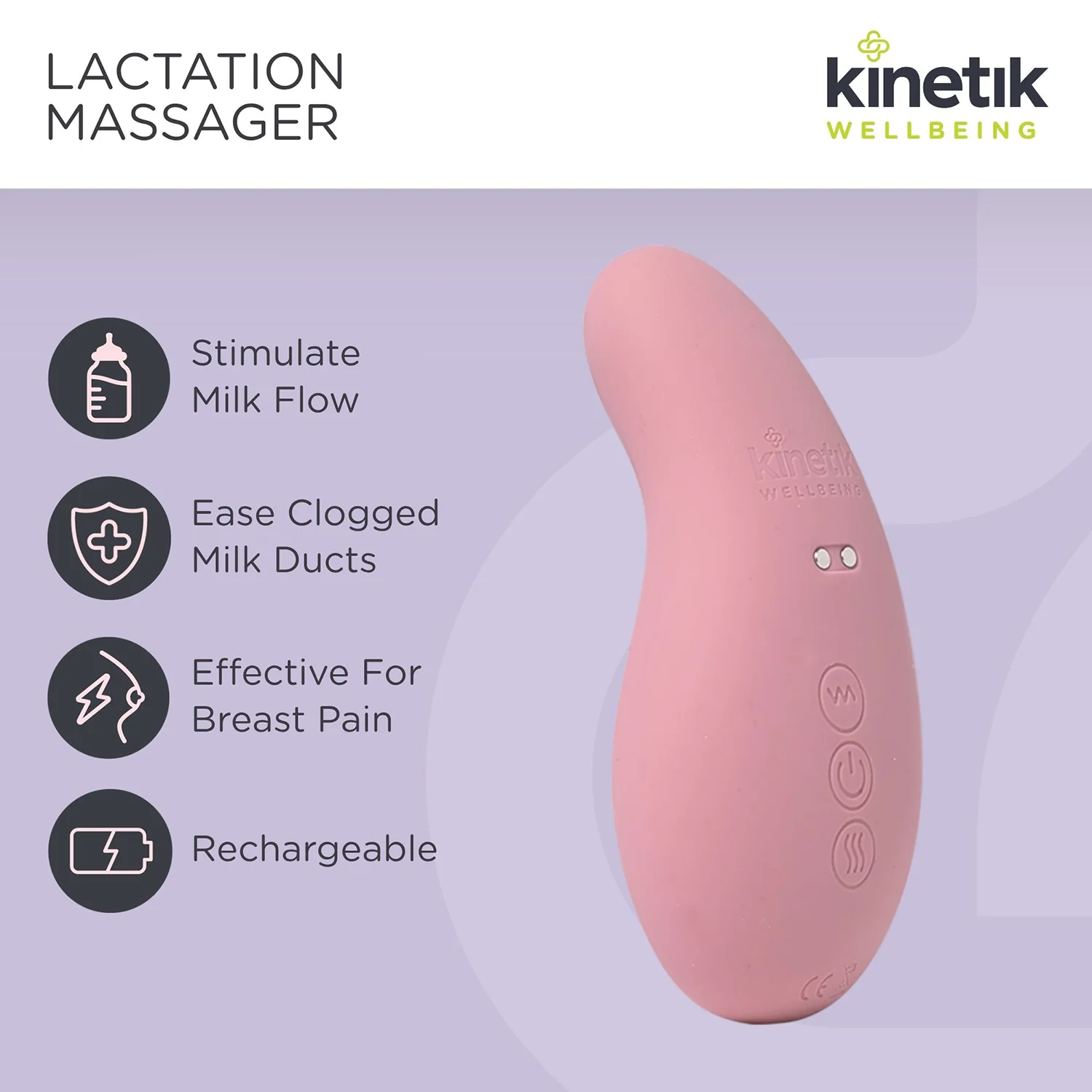 Kinetik Wellbeing Lactation Massager - Image 2
