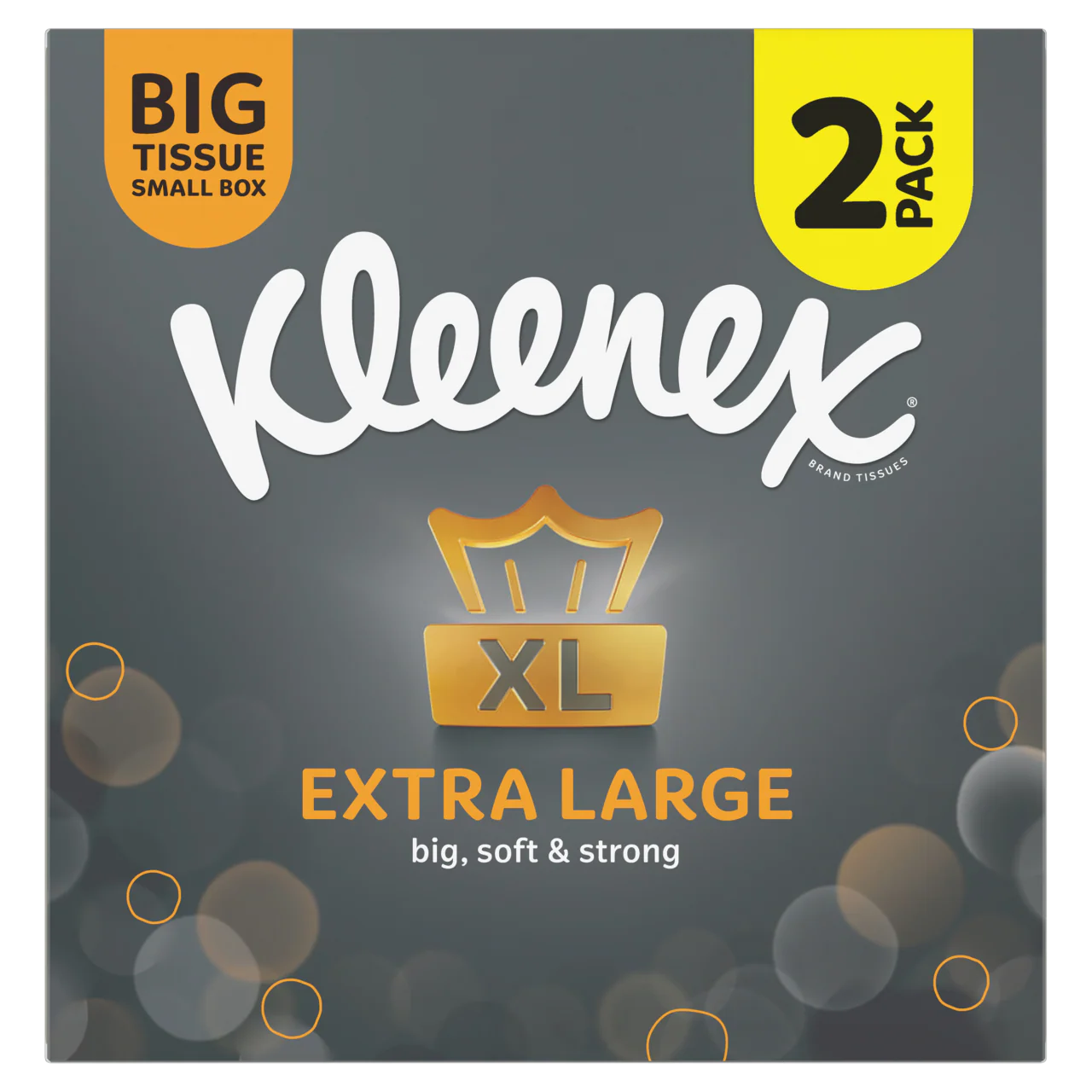 Kleenex Extra Large Compact Twin Pack 2 x 44 Tisuues