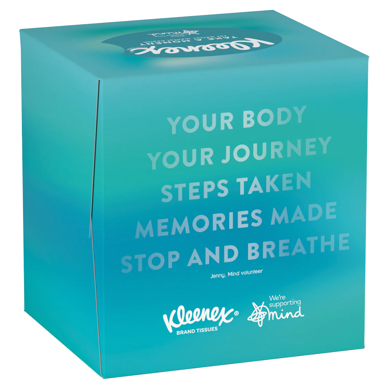Kleenex Supporting Mind Single Cube Box 48 Tissues