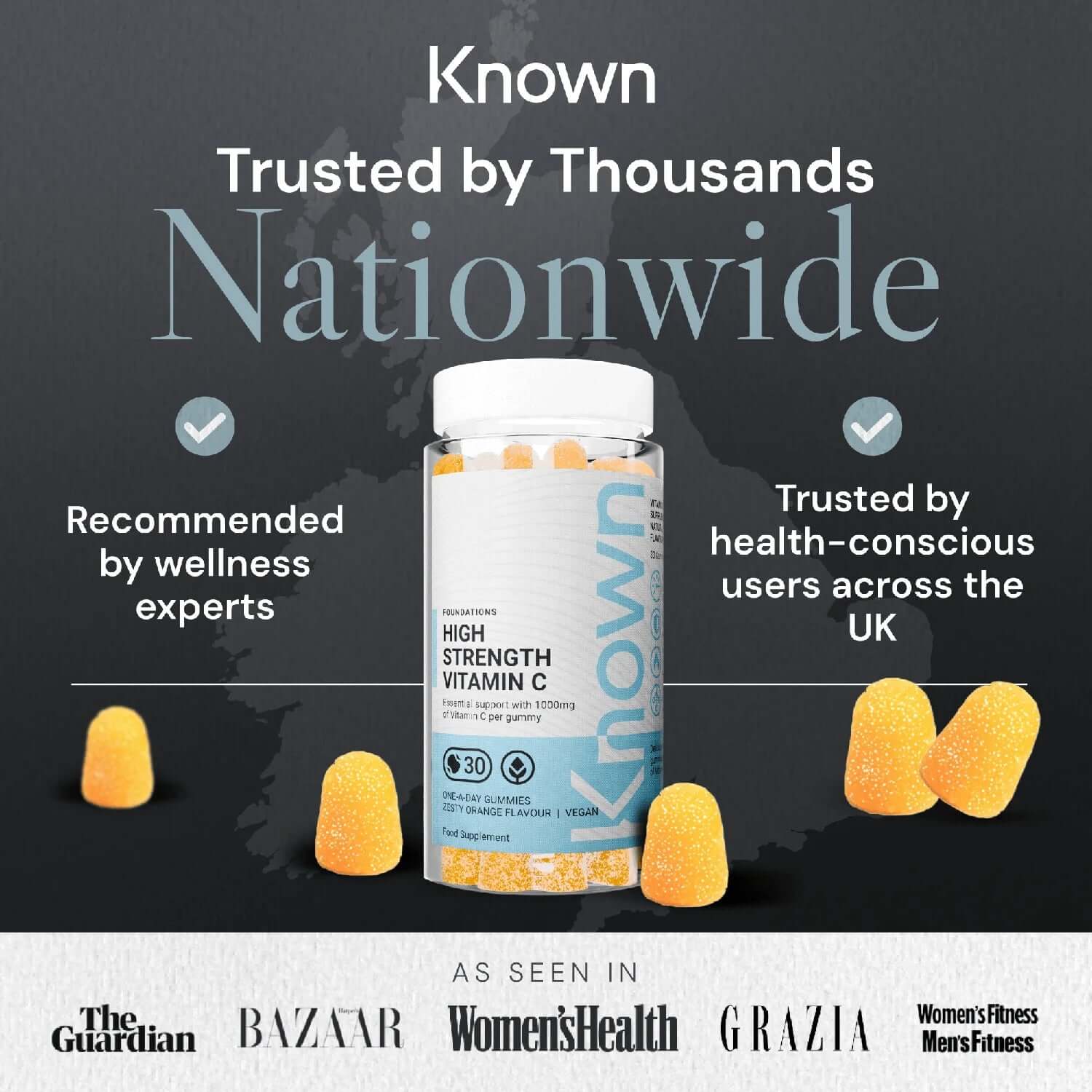 Known Nutrition High-Strength Vitamin C 30 Gummies - Image 7