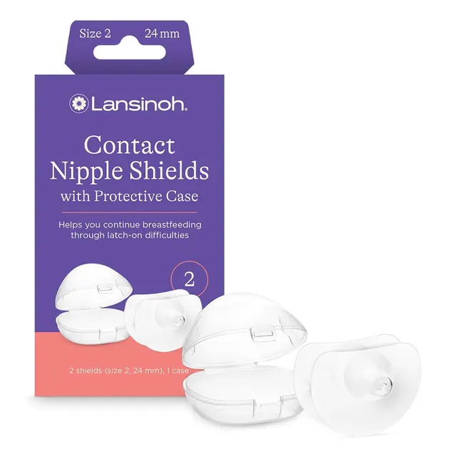 Lansinoh Contact Nipple Shield 24mm 2pk