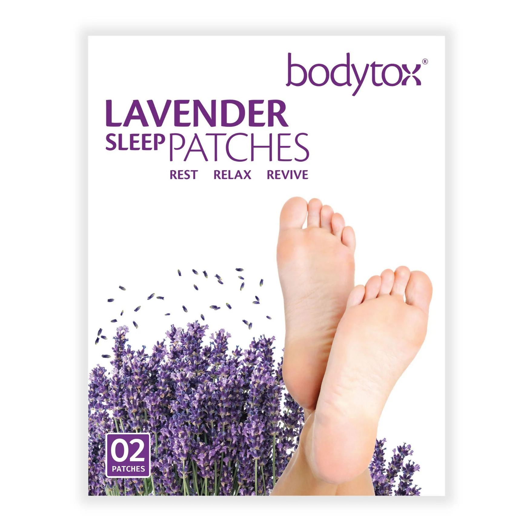 Lavender Sleep Foot Patches Trial Pack 2 Patches