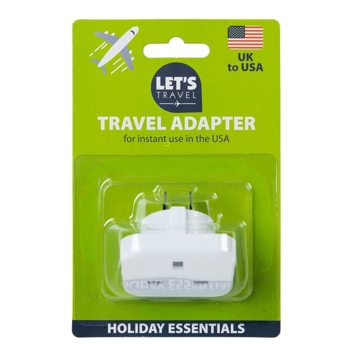 Let's Travel Travel Adapter UK - US