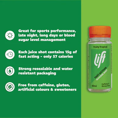 Lift Glucojuice Shot Tropical 60ml - Image 3