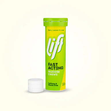 Lift Glucose Chews Lemon Lime Tube 10
