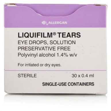 Liquifilm Tears Eye Drops Solution 30 x 0.4ml