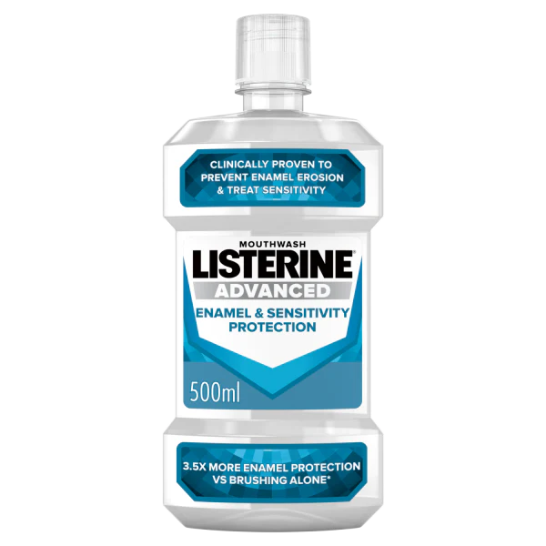 Listerine Advanced Enamel & Sensitive Mouthwash 500ml