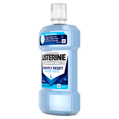 Listerine Advanced Nightly Reset Mouthwash Midnight Mint 500ml - Image 10