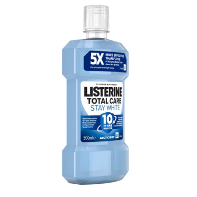 Listerine Stay White Mouthwash Arctic Mint 500ml - Image 3